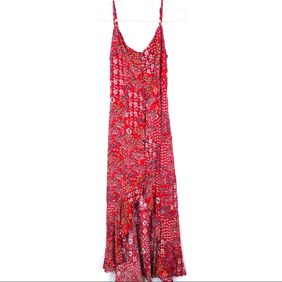 ABEL THE LABEL ATL Lola Red Floral  Dress - Picture 3 of 12
